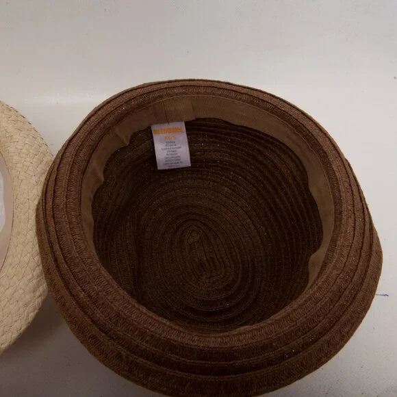 Baby Boy Straw Fedora Hats Lot – Gymboree XS/S & Janie and Jack 6–12M - Picture 5 of 7